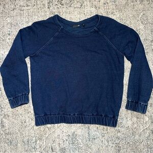 AG Indigo Wash Crew Neck Size XS
